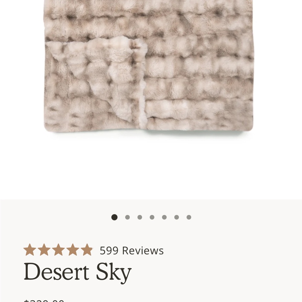 Lola weighted blanket, Desert Sky, 50x60